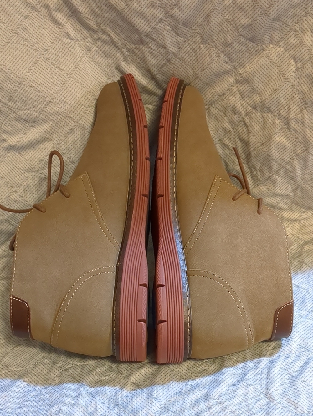 Dockers Tan Chukka Boots with Brown Accents - Picture 7 of 16